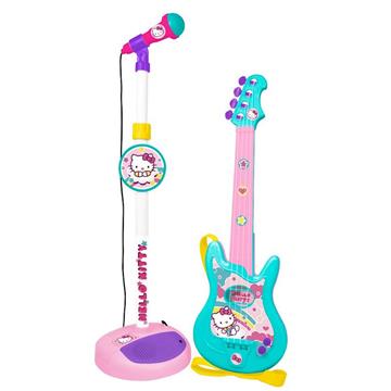 Imagen de Conjunto Guitarra Y Micrófono Reig Hello Kitty 