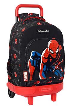 Imagen de SpiderMan Hero Mochila Grande con Ruedas Safta