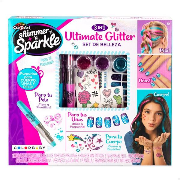 Imagen de Set De Belleza 3 En 1  Shimmer N Sparkle