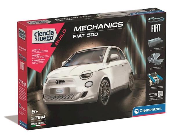 Imagen de Juego Contrucción Coche Fiat 500 Eléctrico