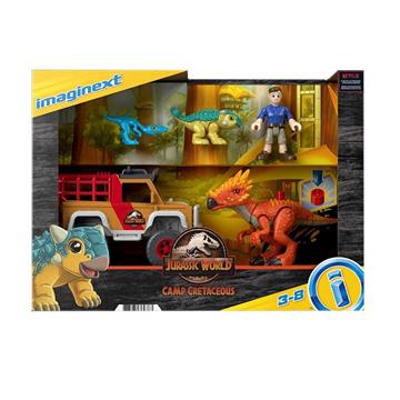 Imagen de Imaginext Jurassic World con Vehículo Dinosaurios Figitivos