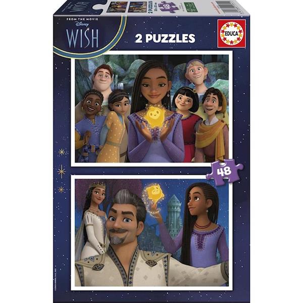 Imagen de Wish Set 2 Puzzles 48 Piezas Educa