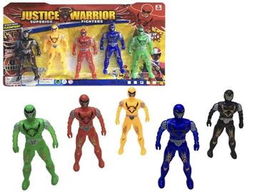 Imagen de Pack 5 Guerreros Justice Warrior 