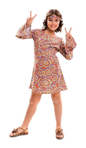 Imagen de Disfraz Infantil Hippie Psicodélica Talla 7-9 años Viving Costumes