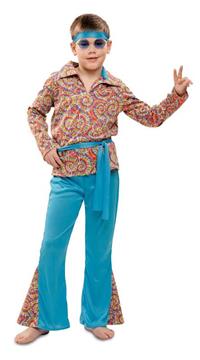 Imagen de Disfraz Infantil Hippie Psicodélico Talla 10-12 años Viving Costumes