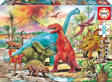 Imagen de Puzzle de 100 piezas  Dinosaurios de Educa
