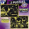 Imagen de Sonic Prime Neon Puzzle Set de 2 100 Piezas 
