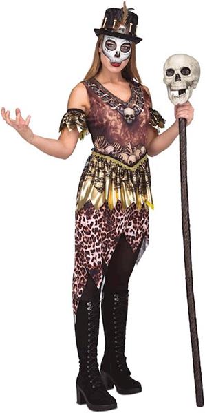 Imagen de Disfraz Adulto Voodoo Caníbal Mujer Talla M-L Viving Costumes