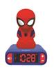 Imagen de Despertador Digital Spiderman con Radio y Luz 3D