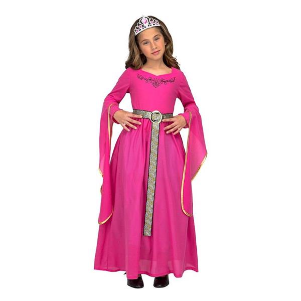 Imagen de Disfraz Infantil Princesa Medieval Rosa Talla 5-6 años Viving Costumes