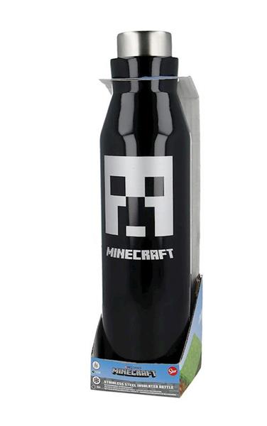 Imagen de Minecraft Botella Termo 515 ML Negro