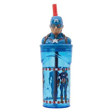 Imagen de Capitán América Vaso Figura 3D 360 ML
