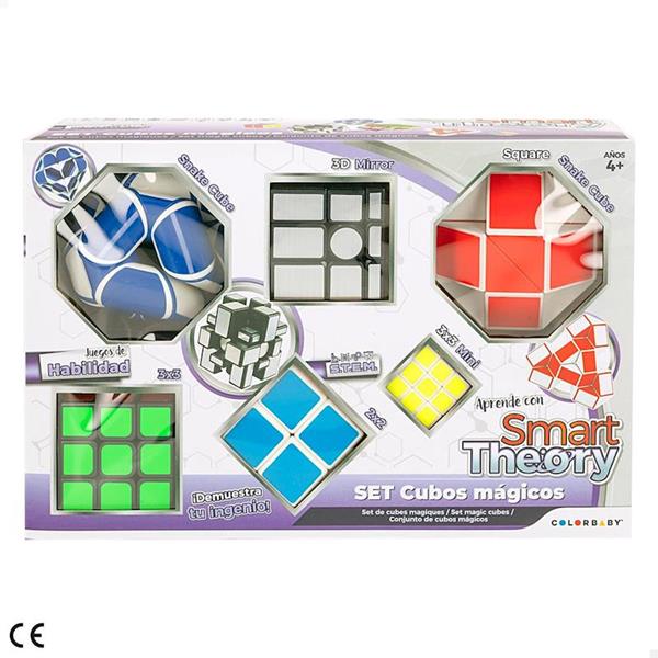Imagen de Cubos Rompecabezas Mágicos Set 6 Piezas Smart Theory Colorbaby