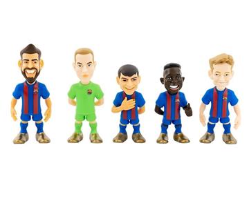 Imagen de Fútbol Club Barcelona Pack de 5 Muñecos de los Jugadores Bandai