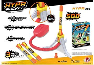 Imagen de HYPR Rocket Jump 500 Lanzacohetes para Niños Bandai