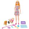 Imagen de Barbie Muñeca con 2 Perros y Accesorios para Mascotas Mattel