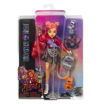 Imagen de Monster High Toralei Stripe Muñeca 26,16 cm con Mascota y Accesorios Mattel