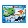 Imagen de Playmobil Coche Familiar con Lancha Family Fun