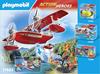 Imagen de Playmobil Action Héroes Hidroavión de Bomberos Misiones de Rescate