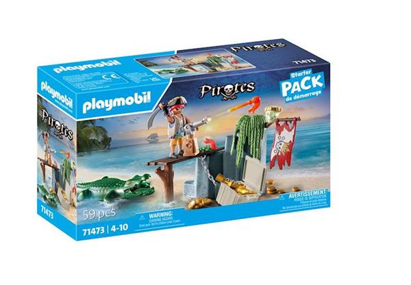 Imagen de Playmobil Piratas Playset Pirata con Caimán
