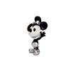 Imagen de Mickey Mouse Figura Metal Steamboat Willie 10 Cm: Revive la magia del cine clásico