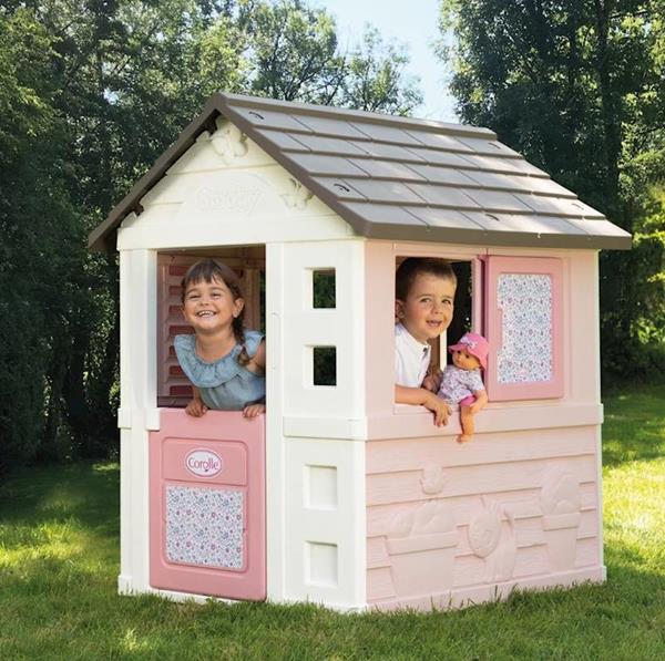 Imagen de Smoby Toys Casita Infantil Corolle Rosa Sólida y Robusta