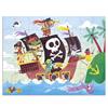 Imagen de Puzzle XXL Piratas Incluye un barco pirata para jugar con el mapa del tesoro Diset