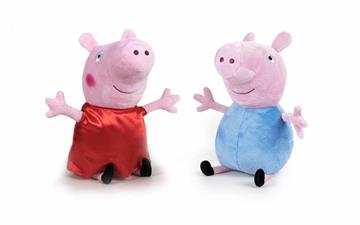Imagen de Peppa Pig - Pack de 2 Peluches Peppa Pig y George 20 centímetros Play By Play - 760018597