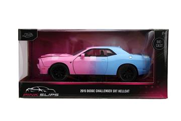 Imagen de Coche Pink Slips Dodge Challenger Hellcat Escala 1:24 Rueda Libre Smoby 253293002