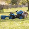 Imagen de Tractor a Pedales Farmer XL con Remolque Azul 142x44x54 cm Smoby 7600710129