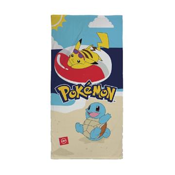 Imagen de Pokémon Toalla Infantil de Pikachu y Squirtle 70 x 140 cm 2200010229