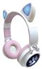 Imagen de Auriculares bluetooth con orejas de gato y luces. Para escuchar música sin cable. 24,40X46X37 cm