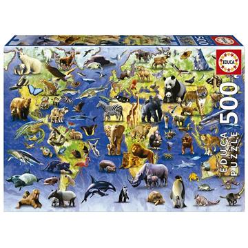 Imagen de Puzzle 500 piezas Especies en Peligro de Extinción