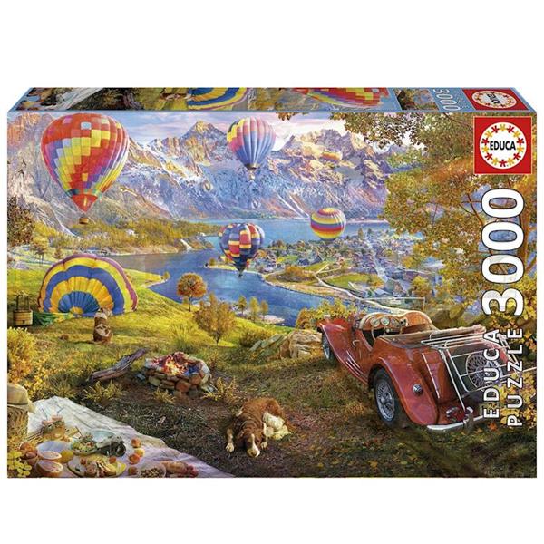 Imagen de Puzzle 3000 piezas El Valle de Los Globos Aerostáticos