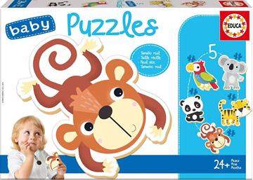 Imagen de Baby Puzzles Fauna Salvaje contiene 5 puzzles