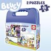 Imagen de Puzzle 2X20 piezas Bluey en maletin
