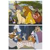 Imagen de Puzzle 2X48 piezas Animales Disney (La Dama y el Vagabundo y El Rey León)