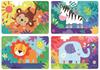 Imagen de Puzzles progresivos 5-6-7-8 piezas Animales De La Selva "My First Puzzles"