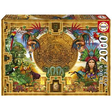 Imagen de Puzzle 2000 piezas Montaje Azteca Maya