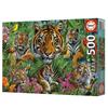 Imagen de Puzzle 500 piezas Jungla de Tigres