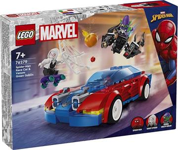 Imagen de Juego de construccion Coche de Carreras de Spider-Man y Duende Verde Venomizado Lego Marvel