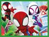 Imagen de Puzzle Infantil Rompecabezas 12 cubos Spidey And His Amazing Friends