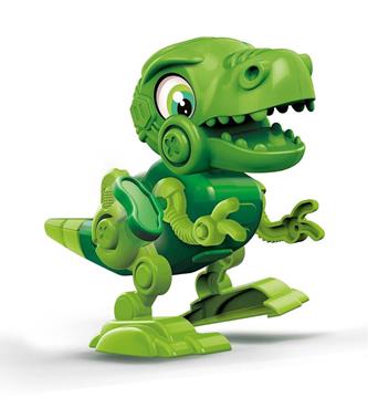 Imagen de Juego Construcción Dino Bot T-Rex. Fácil de montar gracias a las herramientas incluidas 20x20x6 cm