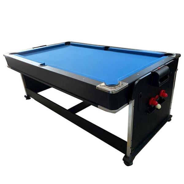 Imagen de Mesas Billar Multijuegos Multijuego Olimpus Giratorio 4 En 1 Azul  (Billar, Air-Hockey, Ping Pong- Mesa Comedor) 213 X 112 X 81