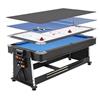 Imagen de Mesas Billar Multijuegos Multijuego Olimpus Giratorio 4 En 1 Azul  (Billar, Air-Hockey, Ping Pong- Mesa Comedor) 213 X 112 X 81