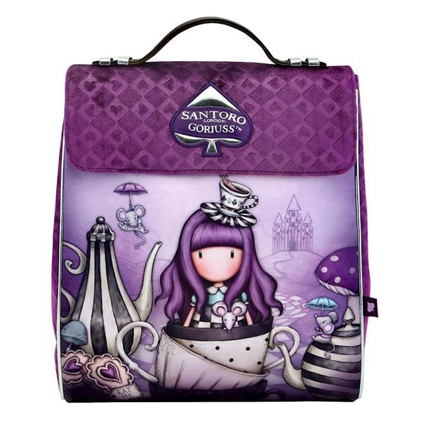 Imagen de Mochila Grande Gorjuss "A Little More Tea" 27X33X15Cm