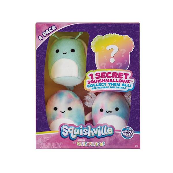 Imagen de Squishmallows Pack 4 Peluches 5 Cm