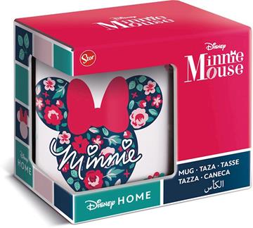 Imagen de Taza Ceramica Minnie Mouse Gardening. En caja de regalo 325 ml.
