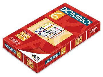 Imagen de Domino Doble 6 Colores tamaño pieza 5.1x2.5x0.8 cm