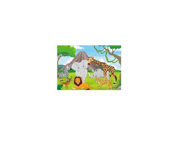 Imagen de Puzzle 24 Piezas Animales Salvaje 25 X 17,50 Cm - Modelos surtidos